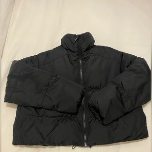 Zara black puffer jacket